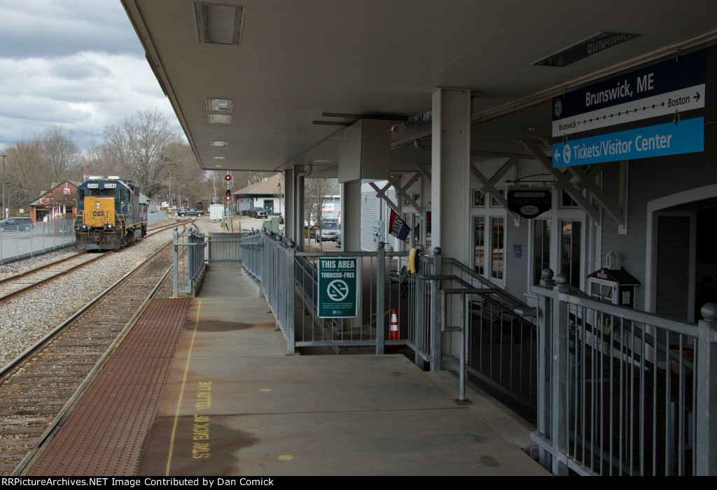 CSXT 2548 at Brunswick Station